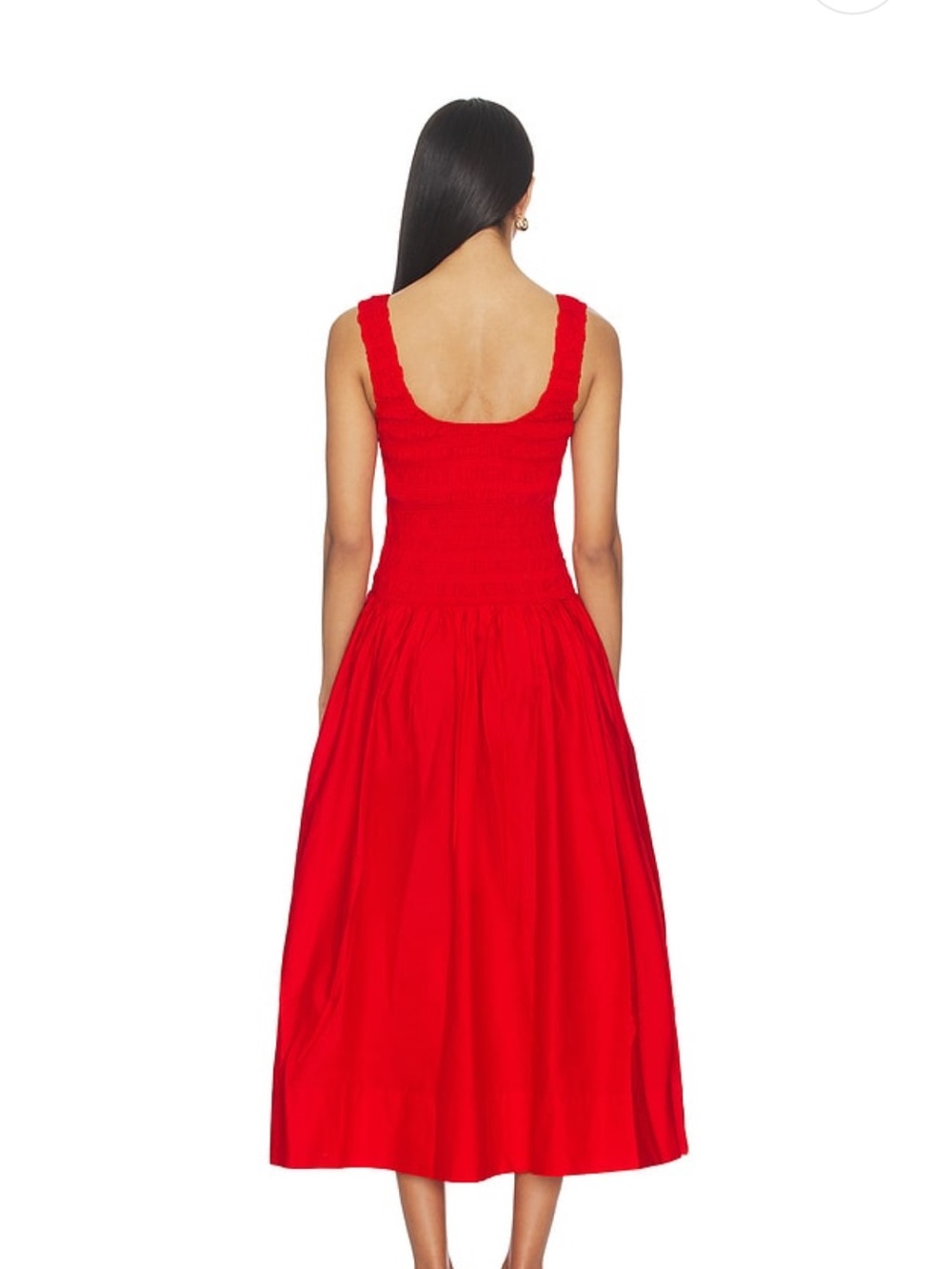Red stretchy maxi - Picture 3 of 5